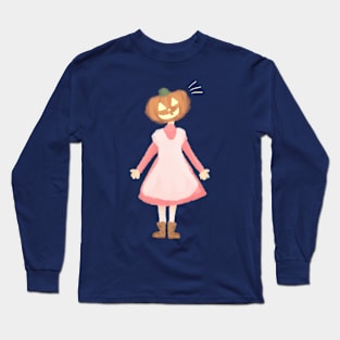 Jack O'Lantern Girl Long Sleeve T-Shirt